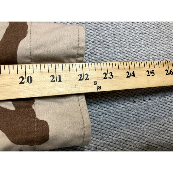 US Navy Seabees Vintage Field Jacket Mens Small Regular Desert Camo Cold Weather - Picture 14 of 14